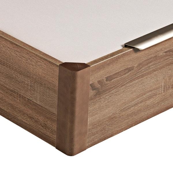 Pikolin Home Electric Dual-lid Oak Coloured Wooden Folding Storage Bed - DESIGN