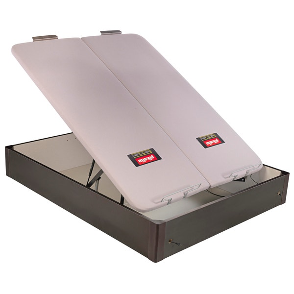 Pikolin Home Electric Dual-lid Wengue Coloured Wooden Folding Storage Bed - DESIGN