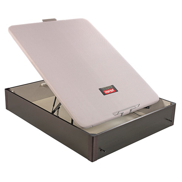 Pikolin Home Electric Single-lid White Coloured Wooden Folding Storage Bed - DESIGN