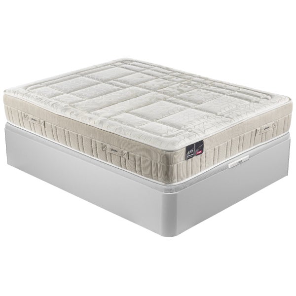 pikolin home Full bed bundle: Golden Gate mattress and white Naturbox 2.0 storage base