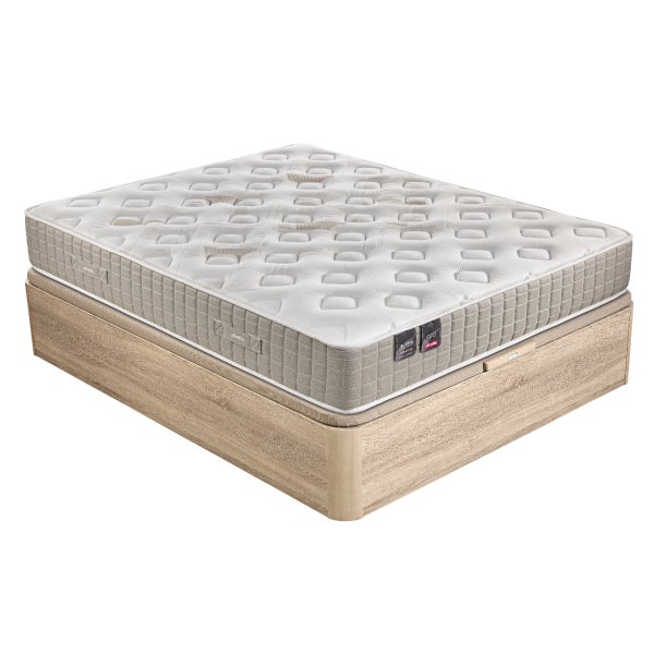 pikolin home Full bed bundle: King mattress and natural Naturbox 2.0 storage base