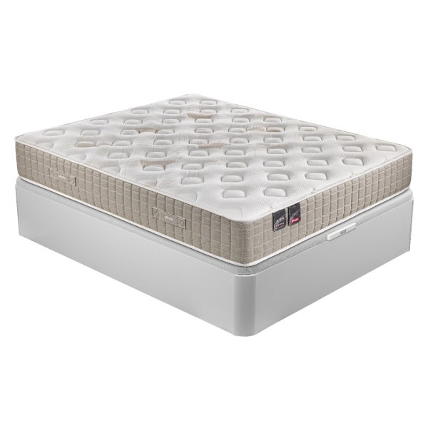 pikolin home Full bed bundle: King mattress and white Naturbox 2.0 storage base