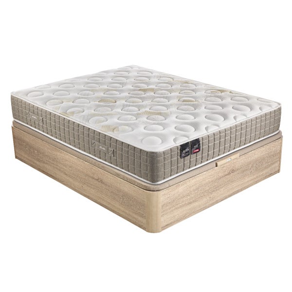pikolin home Full bed bundle: Zeus mattress and natural Naturbox 2.0 storage base