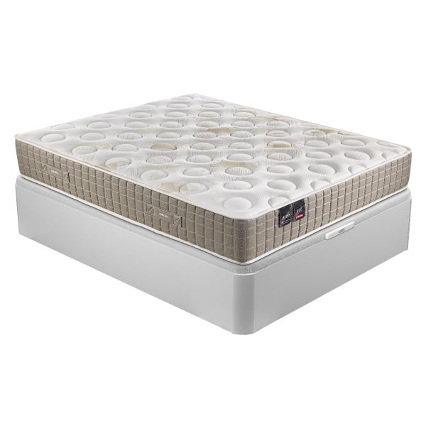 pikolin home Full bed bundle: Zeus mattress and white Naturbox 2.0 storage base