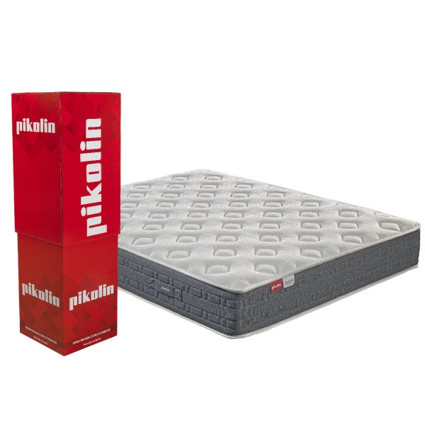 Pikolin Home GALEÓN Pocket Coil Spring Mattress + White Storage Base
