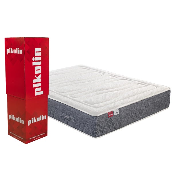 Pikolin Home MARISMA Pocket Coil Spring Mattress With Viscoelastic + White Storage Base