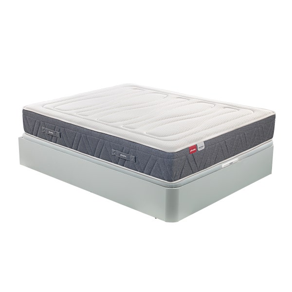pikolin home MARISMA pocket coil spring mattress with viscoelastic + white storage base