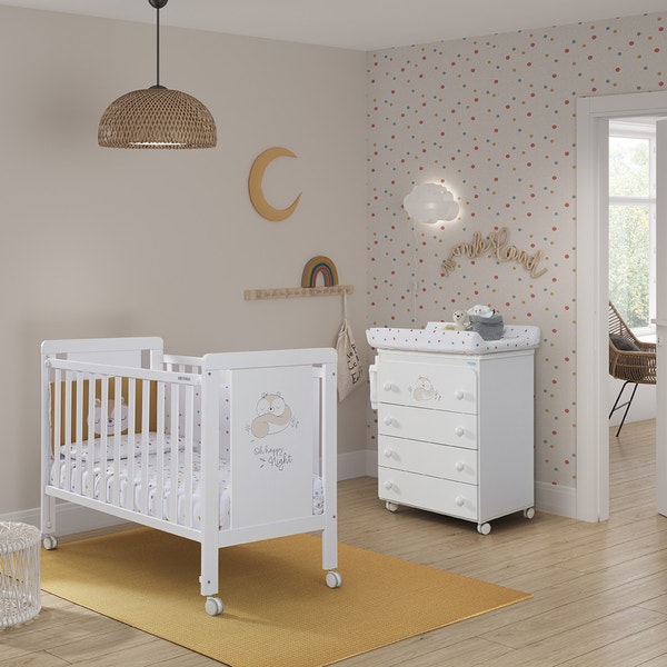 Pikolin Home Micuna Happy White-coloured Cot - HAPPY BLANCO