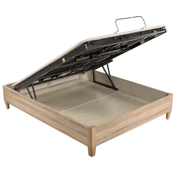 pikolin home Natural-coloured articulated folding storage base with legs - ERGODES AL AIRE