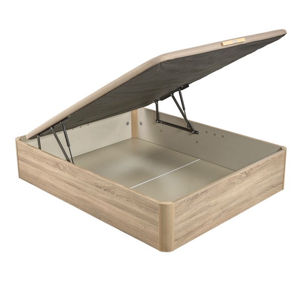 pikolin home Natural-coloured high capacity folding storage base - NATURBOX 2.0 PLUS