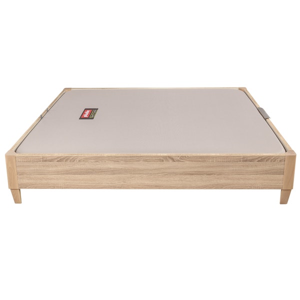 Pikolin Home Natural-coloured Single Lid Folding Storage Base With Legs - DESIGN AL AIRE