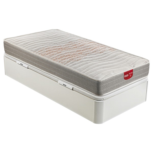 pikolin home Pack containing a youth pocket coil spring mattress and a white youth folding storage base - CHERRY+AP10597 pikolin home Pack containing a youth pocket coil spring mattress and a white youth folding storage base - CHERRY+AP10597