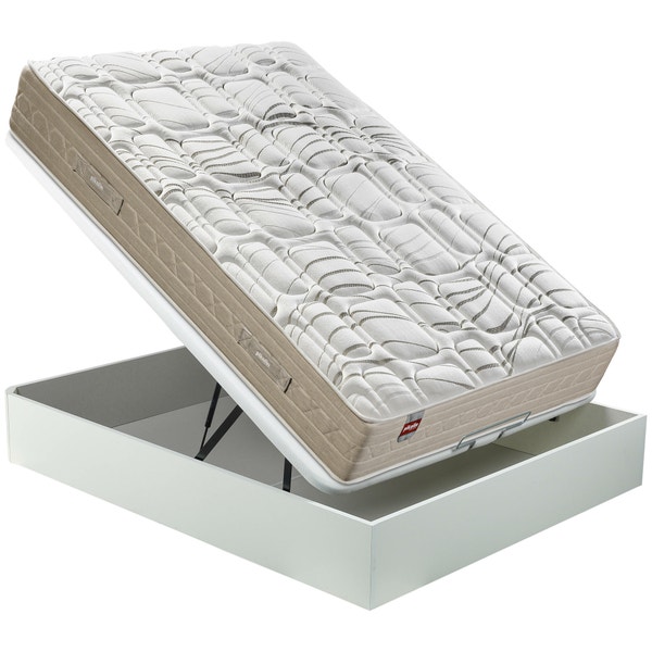 Pikolin Home Pack Containing Normablock Spring Mattress And White Folding Storage Base - RACE+NATURBOX