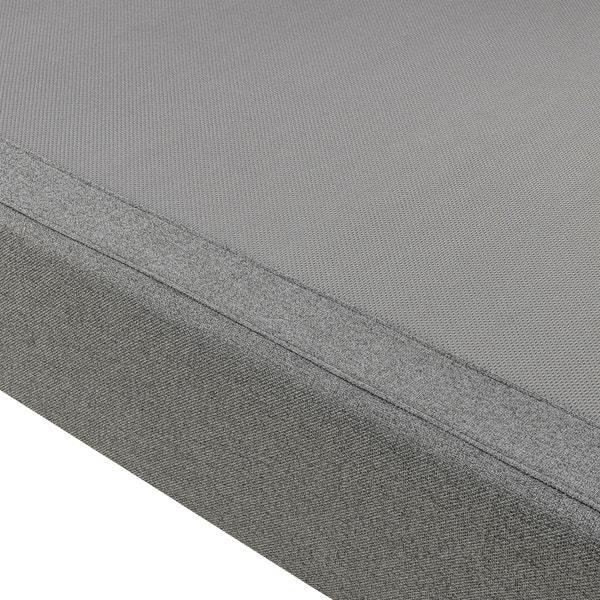 Pikolin Home Piombo-coloured Breathable Textile Upholstered Base - CANAPE TEXTIL
