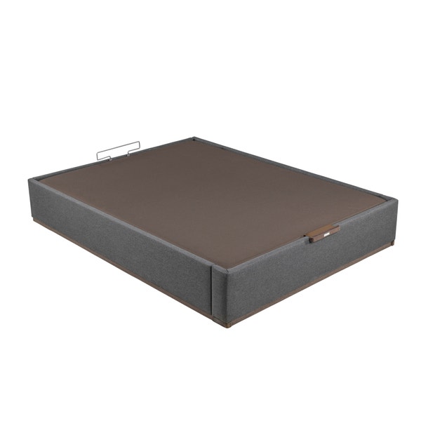 Pikolin Home Piombo-coloured Electric Upholstered Storage Base - DESIGN TAPIZADO