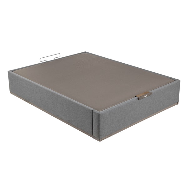 Pikolin Home Piombo-coloured High Capacity Upholstered Folding Storage Base - DESIGN TAPIZADO