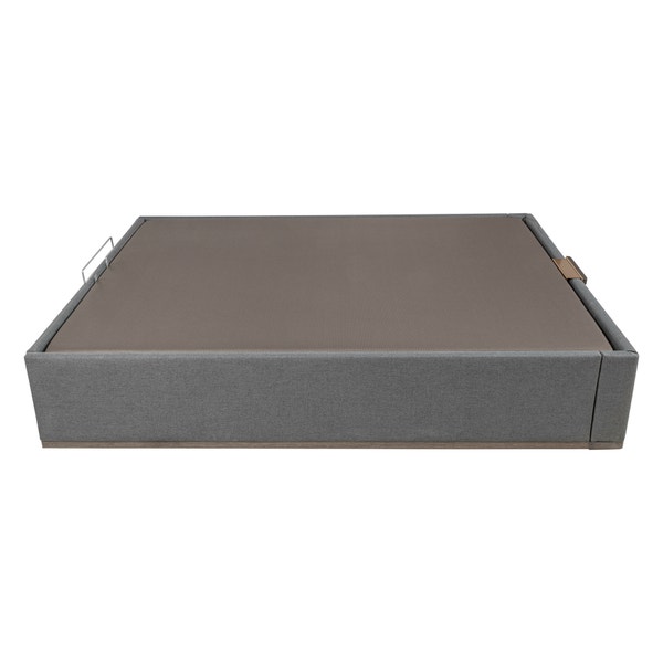 Pikolin Home Piombo-coloured High Capacity Upholstered Folding Storage Base - DESIGN TAPIZADO