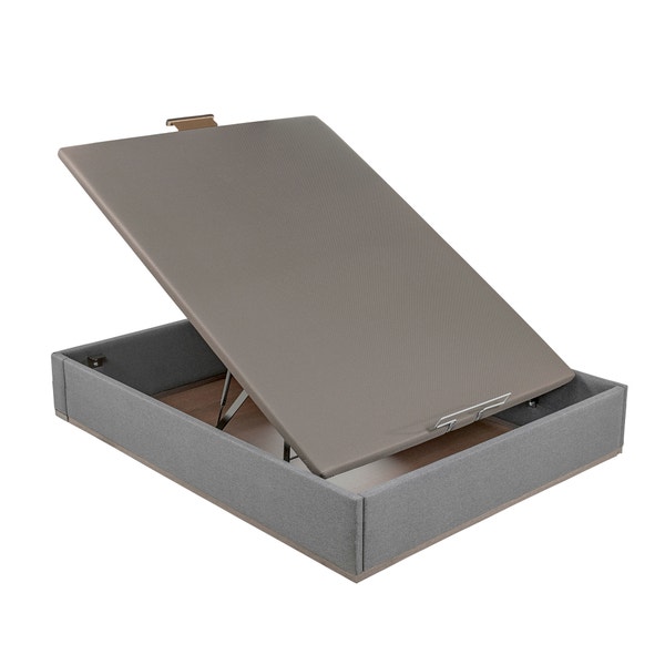 Pikolin Home Piombo-coloured Upholstered Folding Storage Base - DESIGN TAPIZADO