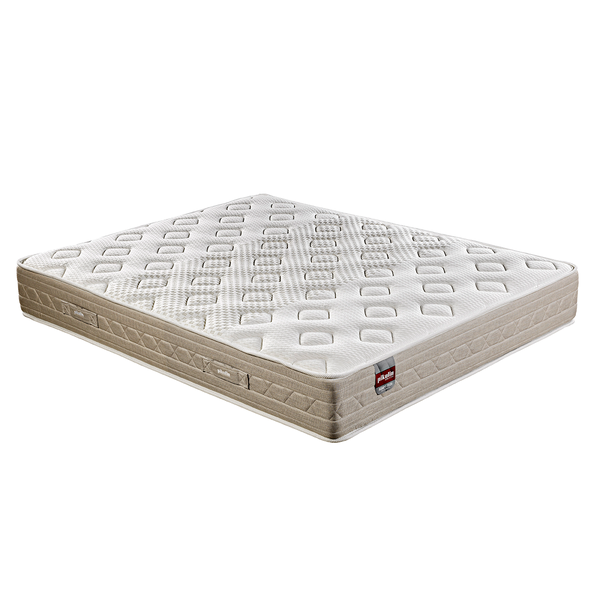 Pikolin Home Pocket Coil Spring Mattress + White Storage Base + Pillows
