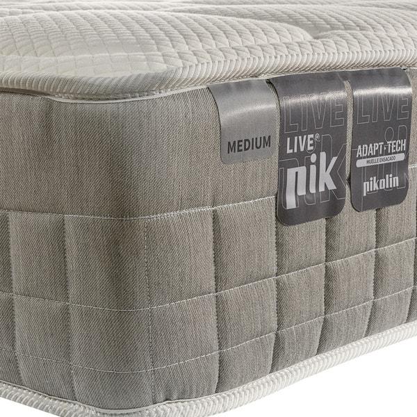 Pikolin Home Pocket Coil Spring Mattress With Two Levels Of Firmness - LIVE PIK DUAL
