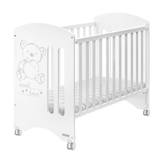 pikolin home SOFT cot mattress with soft foam + white cot