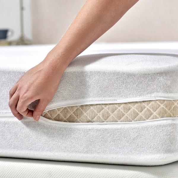 Pikolin Home Terry Towelling Mattress Cover With Breathable Aloe Vera