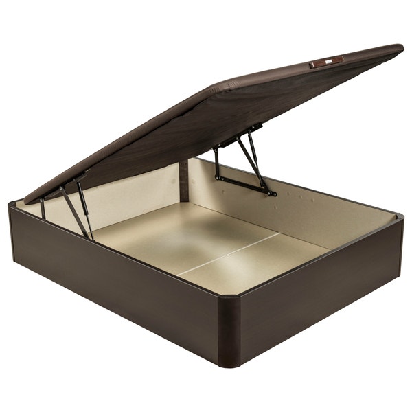 pikolin home Wengue-coloured high capacity folding storage base - NATURBOX 2.0 PLUS