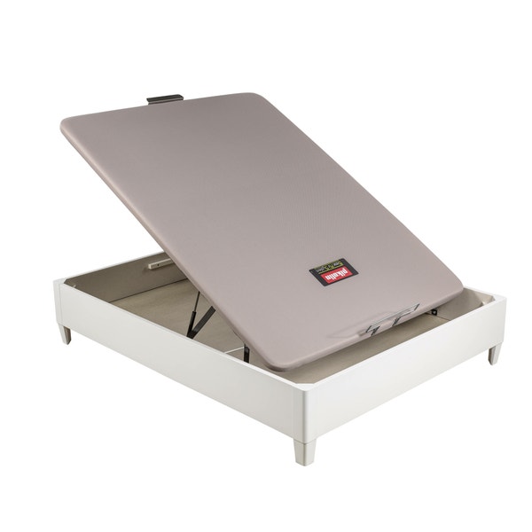 Pikolin Home White-coloured Single Lid Folding Storage Base With Legs - DESIGN AL AIRE