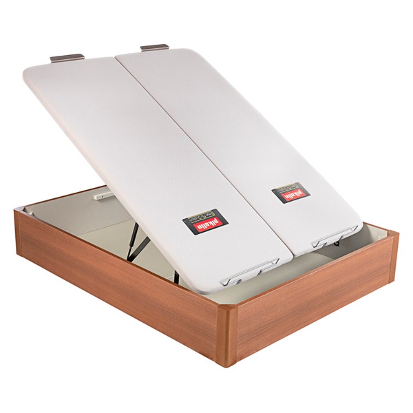 Pikolin Home Wooden Cherry-coloured Dual-lid Folding Storage Base - DESIGN