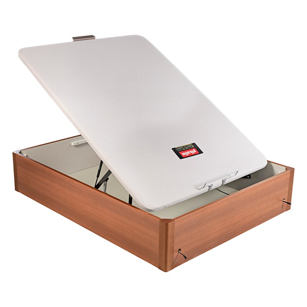 Pikolin Home Wooden Cherry-coloured Electric Single-lid High-capacity Folding Storage Base - DESIGN