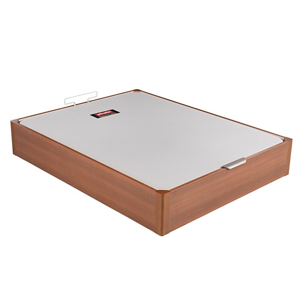 Pikolin Home Wooden Cherry-coloured Single-lid Folding Storage Base - DESIGN