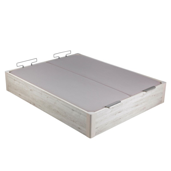 Pikolin Home Wooden Glacier-coloured Dual-lid Folding Storage Base - DESIGN