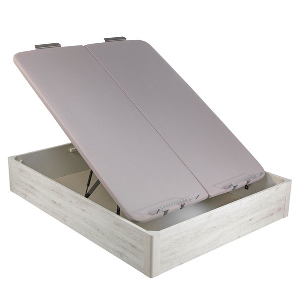 Pikolin Home Wooden Glacier-coloured Dual-lid Folding Storage Base - DESIGN