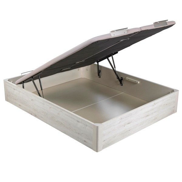 pikolin home Wooden glacier-coloured dual-lid folding storage base - DESIGN