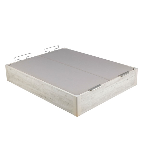 Pikolin Home Wooden Glacier-coloured Electric Dual-lid Folding Storage Base - DESIGN