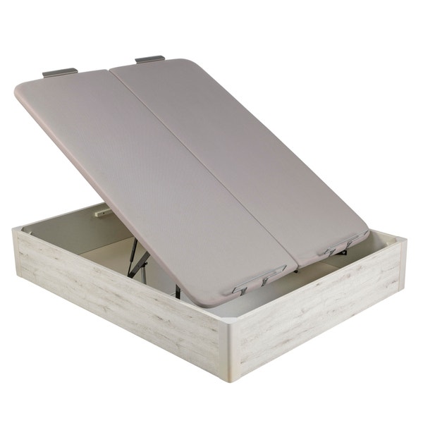 Pikolin Home Wooden Glacier-coloured Electric Dual-lid Folding Storage Base - DESIGN