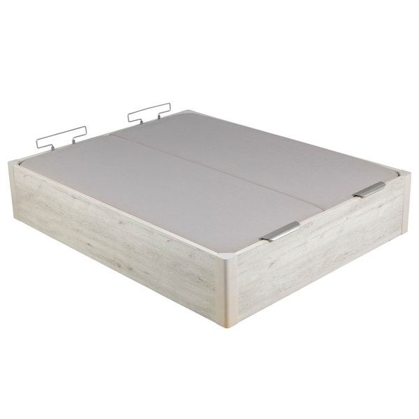 Pikolin Home Wooden Glacier-coloured Electric Dual-lid High-capacity Folding Storage Base - DESIGN