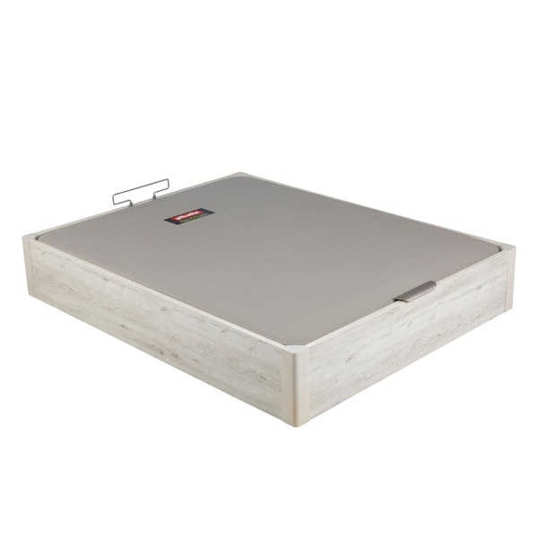 Pikolin Home Wooden Glacier-coloured Electric Single-lid Folding Storage Base - DESIGN