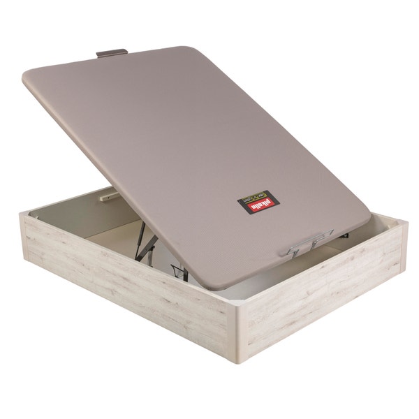 Pikolin Home Wooden Glacier-coloured Electric Single-lid Folding Storage Base - DESIGN