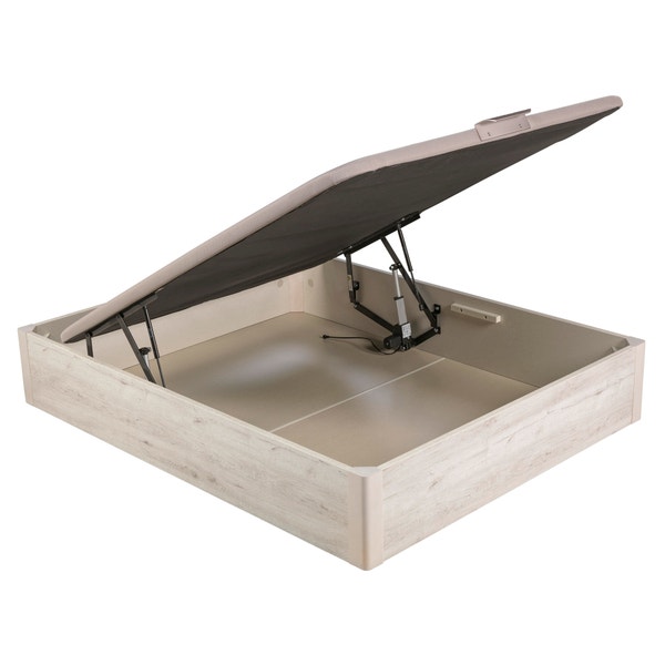 pikolin home Wooden glacier-coloured electric single-lid folding storage base - DESIGN