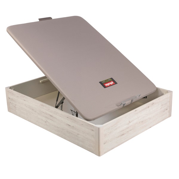 Pikolin Home Wooden Glacier-coloured Electric Single-lid High-capacity Folding Storage Base - DESIGN