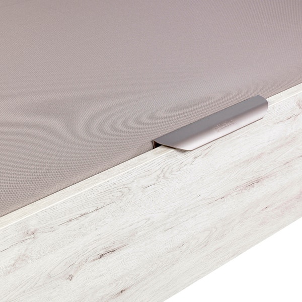 Pikolin Home Wooden Glacier-coloured Single-lid Folding Storage Base - DESIGN