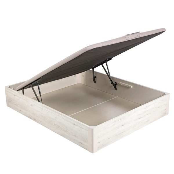 pikolin home Wooden glacier-coloured single-lid folding storage base - DESIGN