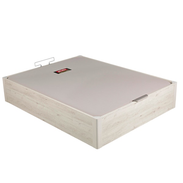 Pikolin Home Wooden Glacier-coloured Single-lid High-capacity Folding Storage Base - DESIGN