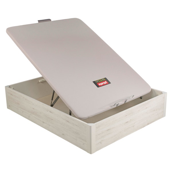 Pikolin Home Wooden Glacier-coloured Single-lid High-capacity Folding Storage Base - DESIGN