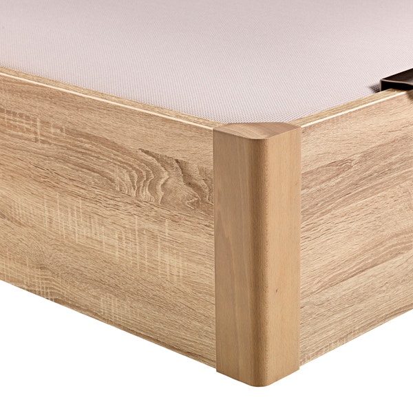 Pikolin Home Wooden Natural-coloured Dual-lid Folding Storage Base - DESIGN