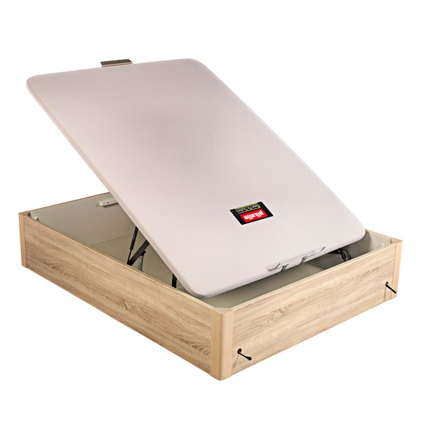 Pikolin Home Wooden Natural-coloured Electric Single-lid High-capacity Folding Storage Base - DESIGN