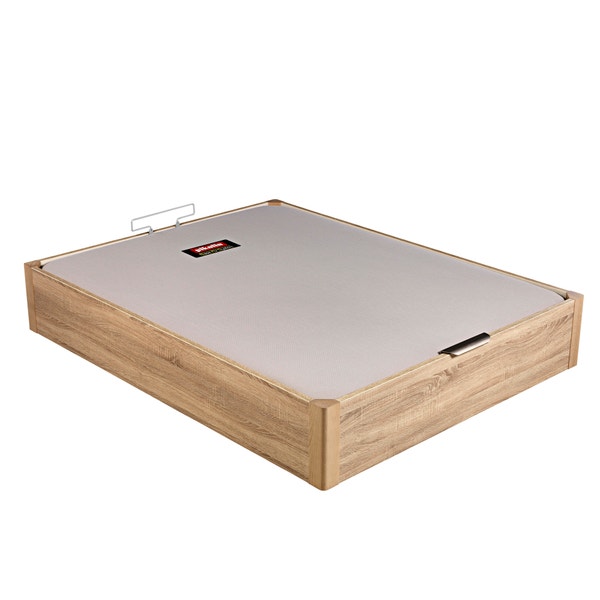 Pikolin Home Wooden Natural-coloured Single-lid Folding Storage Base - DESIGN