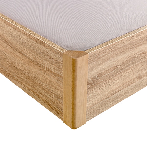 Pikolin Home Wooden Natural-coloured Single-lid High-capacity Folding Storage Base - DESIGN