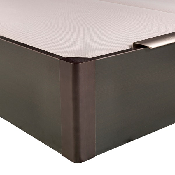 Pikolin Home Wooden Wengue-coloured Dual-lid Folding Storage Base - DESIGN